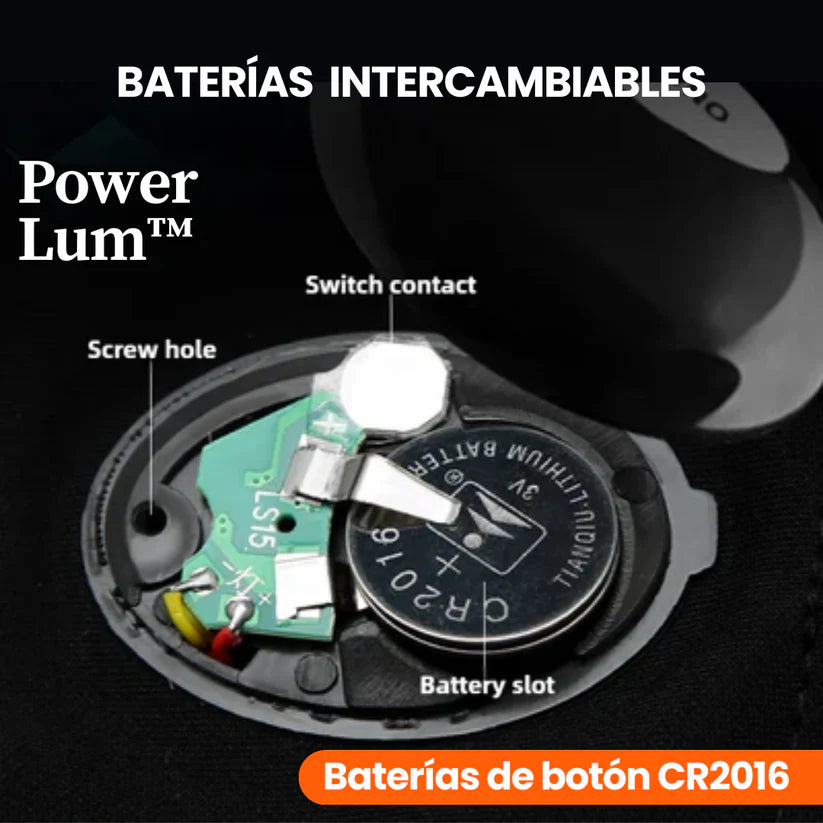 GUANTES SIN DEDOS CON LUZ NOCTURNA.