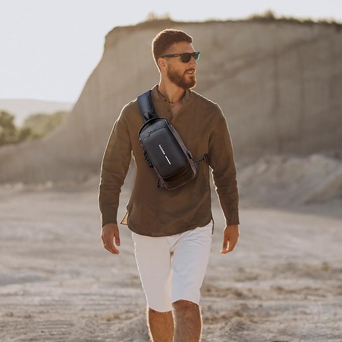 CANGURO TIPO BANDOLERA - MORRAL ANTIRROBO