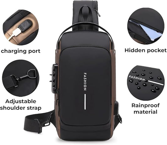 CANGURO TIPO BANDOLERA - MORRAL ANTIRROBO